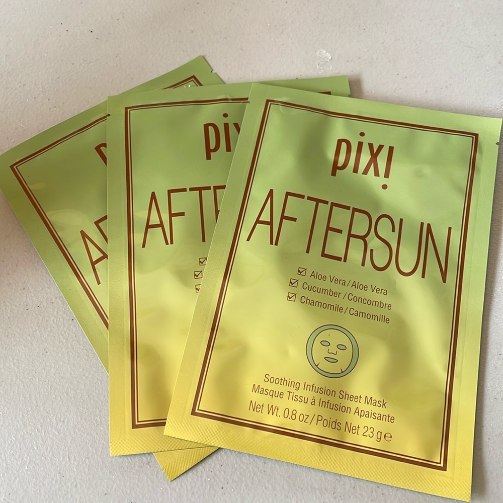 Never opened Pixi Aftersun Soothing Sheet Mask
